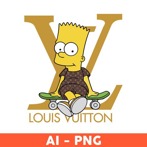 bart simpson louis vuitton|Bart Simpson Poster .